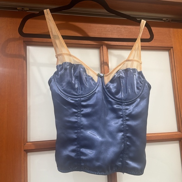 Rouje Beth top blue NWT lingerie - Picture 4 of 6